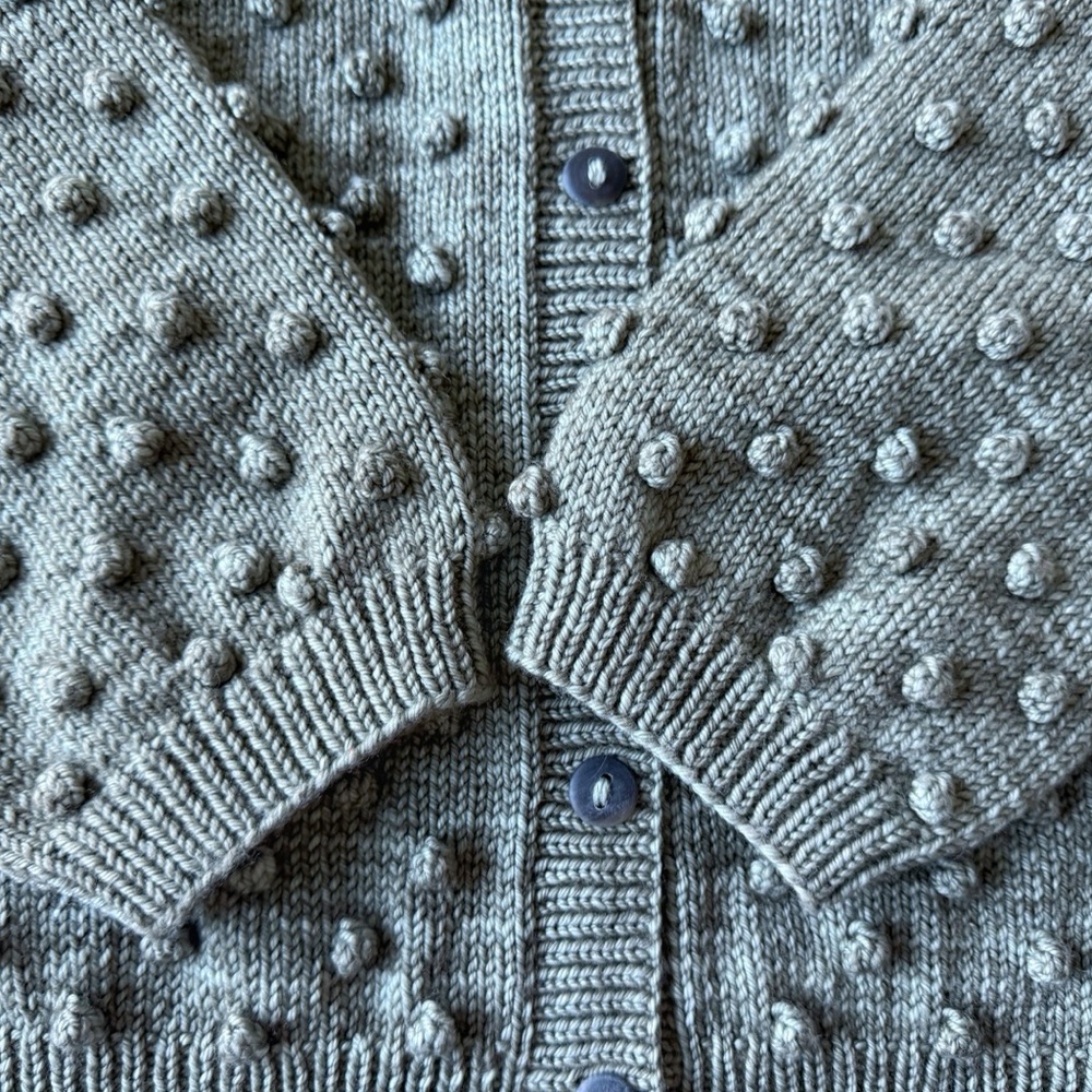 Misha And Puff Hooded Cardigan - Seal Grey - Picture 4 of 5